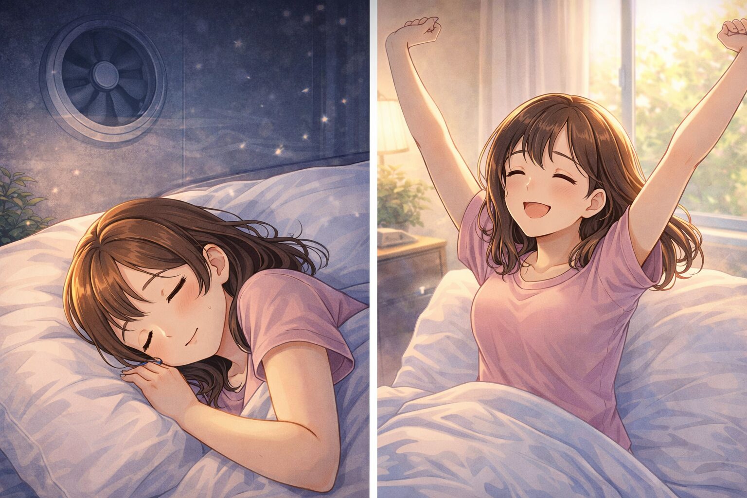 換気扇の音対策でぐっすり眠れるようになったビフォーアフター