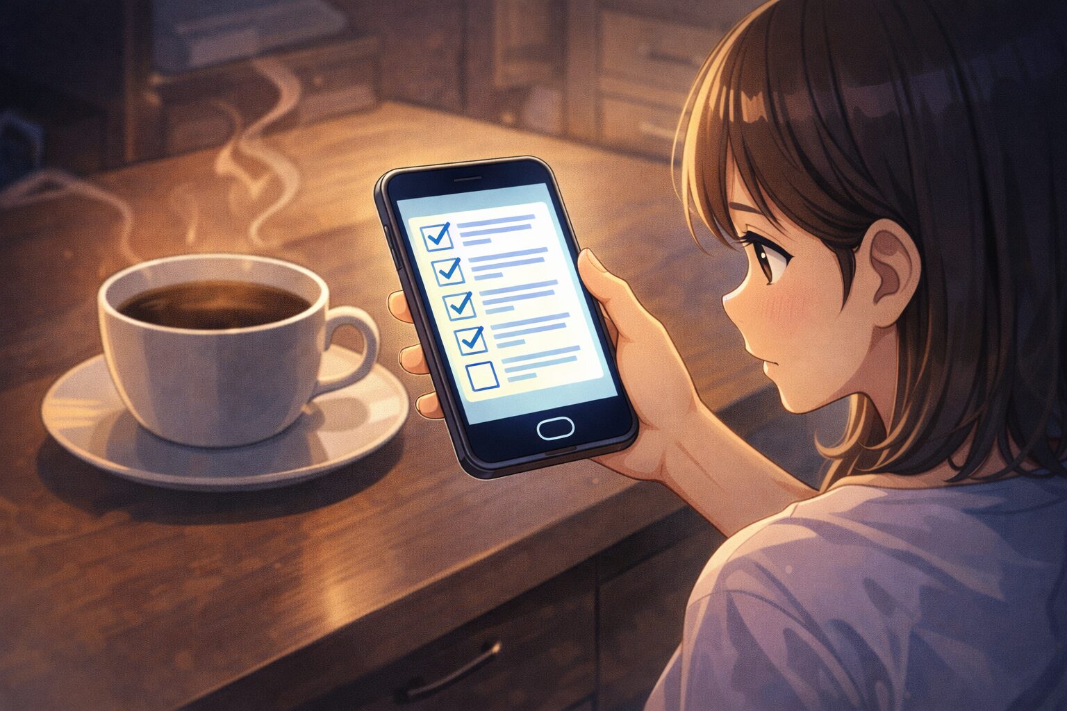 眠れない原因をチェックするイメージ