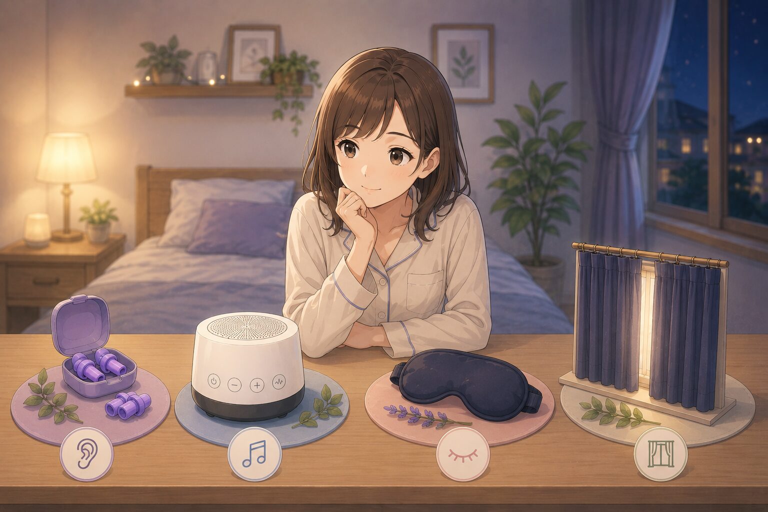 音がうるさくて眠れない時の対策グッズを比較して選ぶイメージ画像
